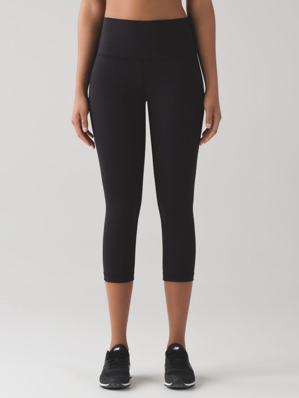 Lululemon Wunder Under Crop (Hi-Rise) *Full-On Luxtreme 21"Black (First Releas